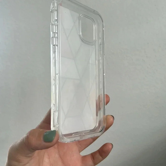 Marble Geometric iPhone 11 Case – Pink & Gold - Picture 3 of 4